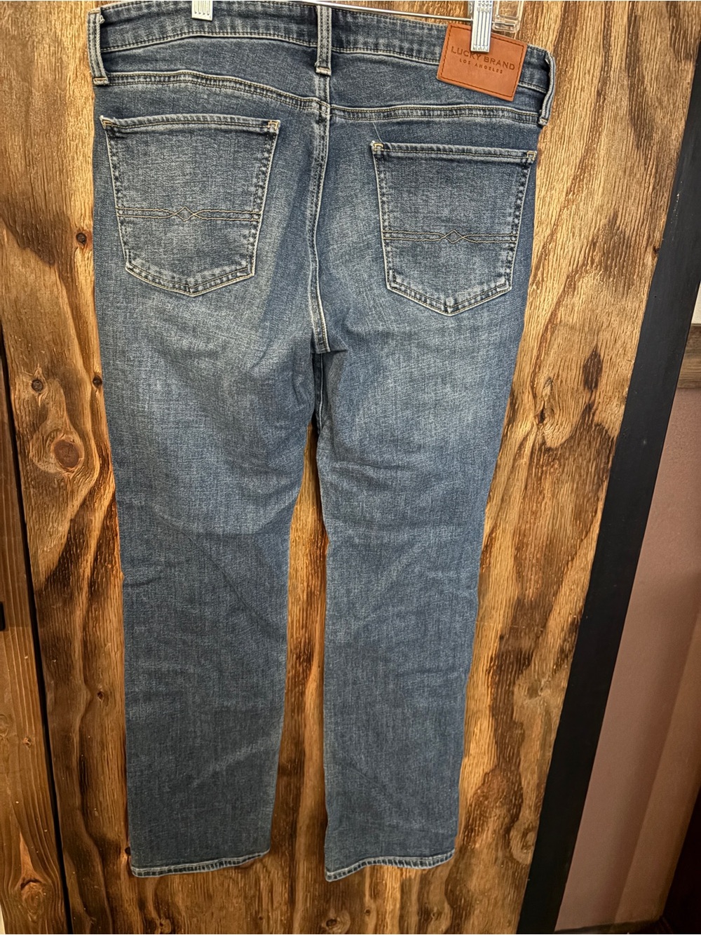 Lucky Brand Women's Straight Leg Jeans in Medium Blue Wash
